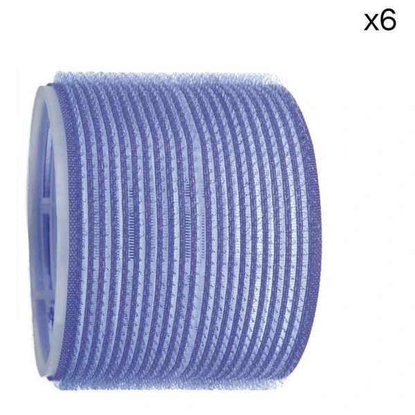 6 Rouleaux Velcro Bleus Shophair 80mm 3 6 Rouleaux Velcro Bleus Shophair 80mm