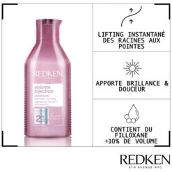 Après-shampooing Volume Volume Injection Redken 300ML 11 Après-shampooing Volume Volume Injection Redken 300ML -Wella Magasin apres shampooing volume volume injection redken 300ml 2