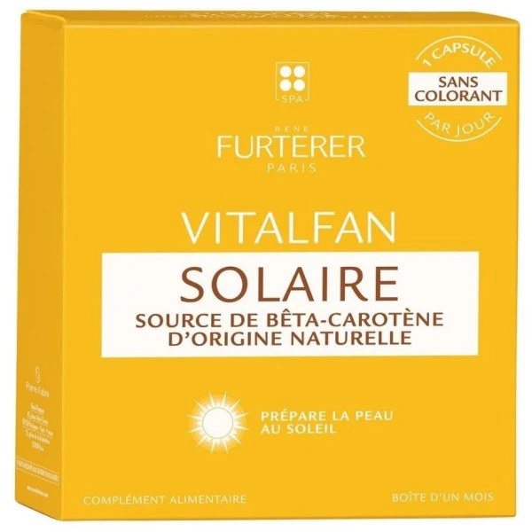 Compléments Alimentaires Solaire 2 Mois Vitalfan René Furterer 4 Compléments Alimentaires Solaire 2 Mois Vitalfan René Furterer – Image 2