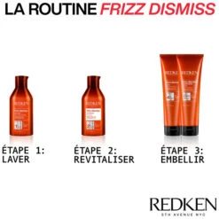 Duo Anti-frisottis Frizz Dismiss Redken 2x500ML -Wella Magasin duo anti frisottis frizz dismiss redken 2x500ml 5
