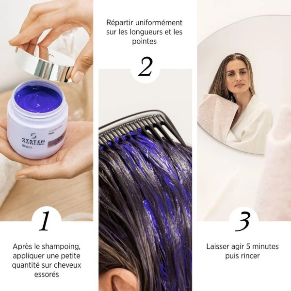 Masque LuxeBlond System Professional 75ml 6 Masque LuxeBlond System Professional 75ml – Image 4