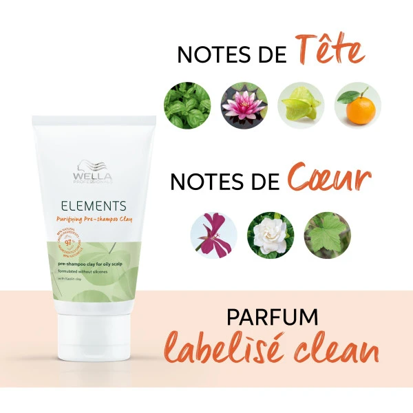 Pré-shampoing Purifiant à L'argile Purifying Elements Wella 70ML 8 Pré-shampoing Purifiant à L'argile Purifying Elements Wella 70ML – Image 6