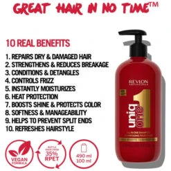 Shampooing 10-en-1 UniqOne Revlon 490ML 7 Shampooing 10-en-1 UniqOne Revlon 490ML -Wella Magasin shampooing 10 en 1 uniqone revlon 490ml 2