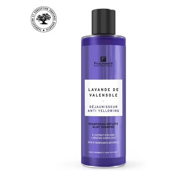 Shampooing Pigmenté Reflet Déjaunisseur Lavande De Valensole Fauvert Professionnel 250ML 3 Shampooing Pigmenté Reflet Déjaunisseur Lavande De Valensole Fauvert Professionnel 250ML