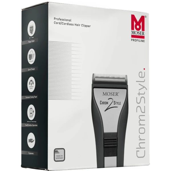 Tondeuse De Coupe Tondeuse Chrom 2 Style Moser 5 Tondeuse De Coupe Tondeuse Chrom 2 Style Moser – Image 3