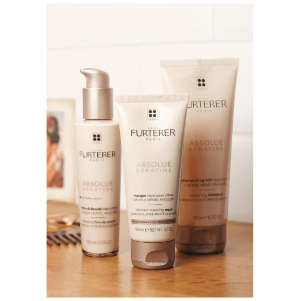 Trio Réparateur Shampooing + Masque + Crème Absolue Keratine René Furterer 4 Trio Réparateur Shampooing + Masque + Crème Absolue Keratine René Furterer – Image 2